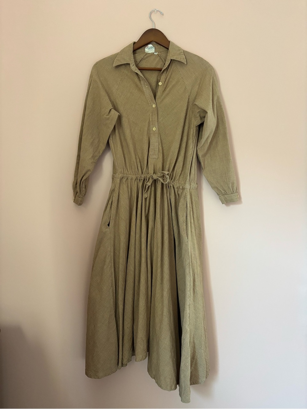 Vintage 70’s French Connection Button-Front Wide-leg Jumpsuit